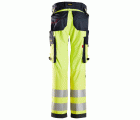 6760 Pantalones largos de trabajo de alta visibilidad clase 2 para mujer ProtecWork amarillo-azul marino