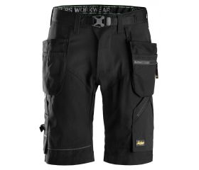 Pantalones cortos de trabajo FlexiWork+ bolsillos flotantes 6904 Negro