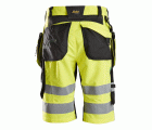 6933 Pantalones cortos de trabajo de alta visibilidad clase 1 FlexiWork amarillo-negro