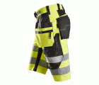 6933 Pantalones cortos de trabajo de alta visibilidad clase 1 FlexiWork amarillo-negro