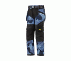 7505 Pantalón largo Junior FlexiWork azul camuflaje