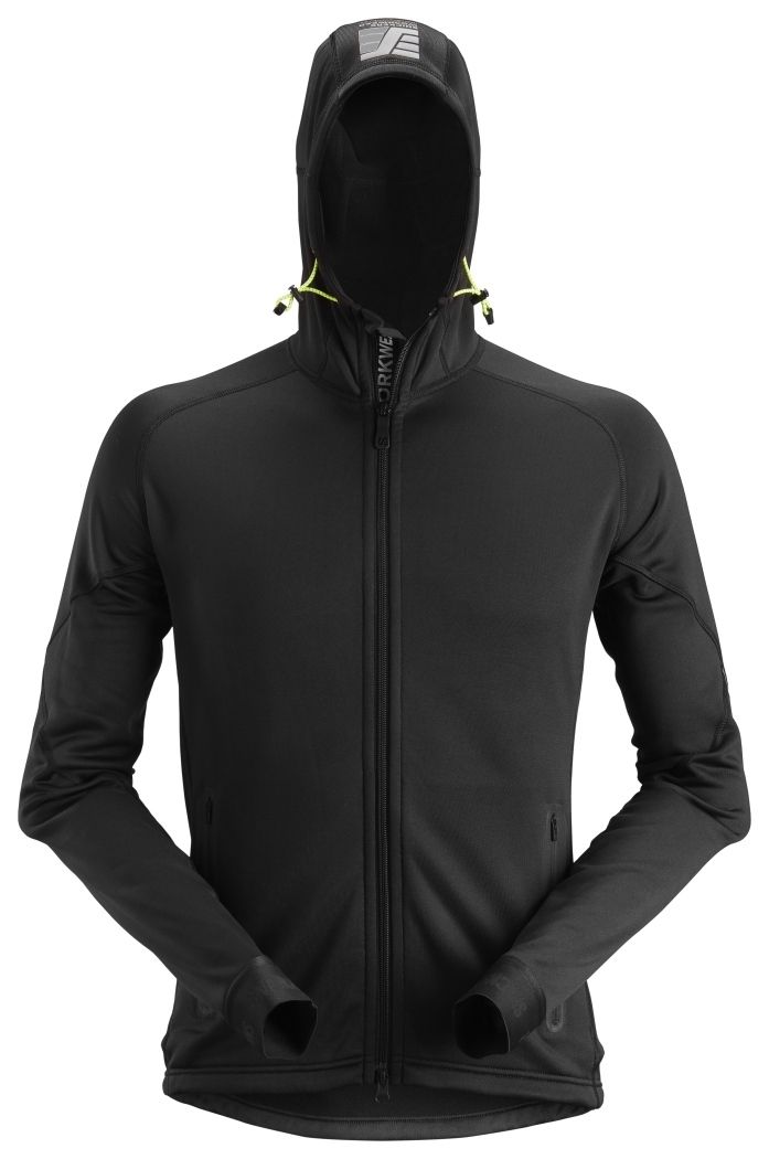 Th Oportuno Sábana Sudadera elástica de forro polar con capucha y cremallera FlexiWork  Polartec® Power Stretch® 2.0