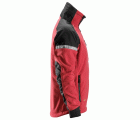 8005 Chaqueta polar cortavientos AllroundWork rojo intenso/ negro