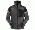 8005 Chaqueta polar cortavientos AllroundWork gris acero/ negro