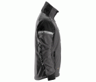 8005 Chaqueta polar cortavientos AllroundWork gris acero/ negro