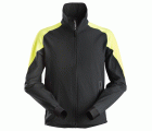 8028 Sudadera fluorescente con cremallera completa FlexiWork negro/ amarillo