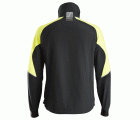 8028 Sudadera fluorescente con cremallera completa FlexiWork negro/ amarillo