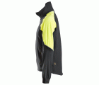 8028 Sudadera fluorescente con cremallera completa FlexiWork negro/ amarillo