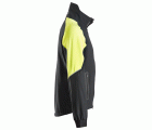 8028 Sudadera fluorescente con cremallera completa FlexiWork negro/ amarillo