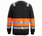 8031 Sudadera de alta visibilidad clase 1 negro-naranja