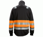 8034 Chaqueta con cremallera completa de alta visibilidad clase 1 negro-naranja