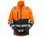 8035 Chaqueta con cremallera completa de alta visibilidad clase 2 naranja-negro