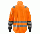 8035 Chaqueta con cremallera completa de alta visibilidad clase 2 naranja-negro