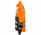 8035 Chaqueta con cremallera completa de alta visibilidad clase 2 naranja-negro