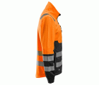 8035 Chaqueta con cremallera completa de alta visibilidad clase 2 naranja-negro