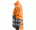 8035 Chaqueta con cremallera completa de alta visibilidad clase 2 naranja-gris acero