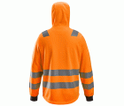 8039 Sudadera con capucha y cremallera completa de alta visibilidad clase 2/3 naranja