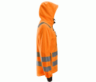 8039 Sudadera con capucha y cremallera completa de alta visibilidad clase 2/3 naranja