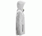 8041 Sudadera con capucha y forro polar Flexiwork blanco-negro