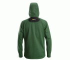 8041 Sudadera con capucha y forro polar Flexiwork verde forestal-negro