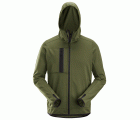 8058 Sudadera con capucha y cremallera completa AllroundWork verde kaki