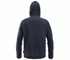 8058 Sudadera con capucha y cremallera completa AllroundWork azul marino