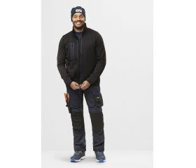 8059 Chaqueta de forro polar con cremallera completa AllroundWork negro