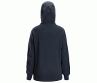 8070 Sudadera mujer AllroundWork Polartec® con capucha de rizo color azul marino jaspeado