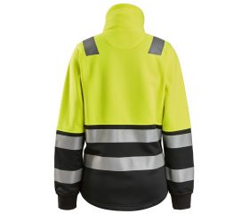8073 Chaqueta con cremallera completa de alta visibilidad clase 2 para mujer amarillo-negro