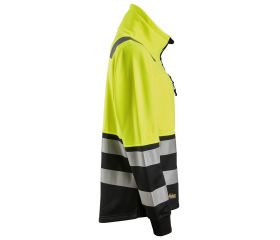 8073 Chaqueta con cremallera completa de alta visibilidad clase 2 para mujer amarillo-negro