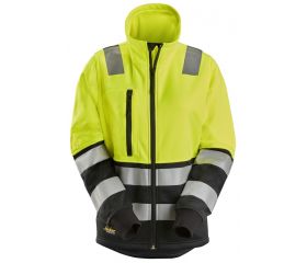 8073 Chaqueta con cremallera completa de alta visibilidad clase 2 para mujer amarillo-negro