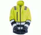 8073 Chaqueta con cremallera completa de alta visibilidad clase 2 para mujer amarillo-azul marino