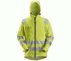 8233 Chaqueta impermeable PU de alta visibilidad clase 3 amarilla