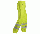 8267 Pantalones largos impermeables PU de alta visibilidad clase 2 ProtecWork amarillo