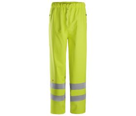 8267 Pantalones largos impermeables PU de alta visibilidad clase 2 ProtecWork amarillo