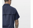 8520 Camisa de manga corta absorbente LiteWork azul marino