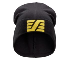 9035 Gorro para el uso diario 100% acrílico negro-amarillo