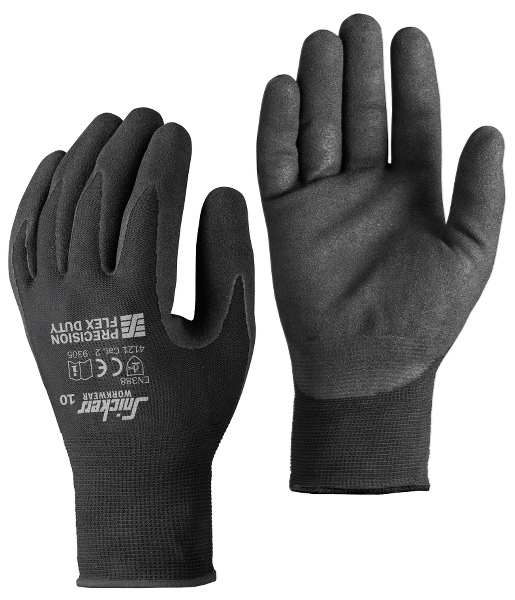 9305 Guantes Precision Flex Duty negro talla 7