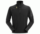 9435 Jersey Micro Fleece Body Mapping ½ Cremallera Negro