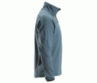 9435 Jersey Micro Fleece Body Mapping ½ Cremallera Azul petroleo / Negro