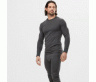 9444 Conjunto de camiseta manga larga y calzoncillo largo AllroundWork gris acero