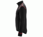 9462 Camiseta de manga larga de lana con media cremallera ProtecWork negro