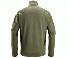 9438 Chaqueta de microforro polar Body Mapping verde khaki