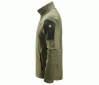 9438 Chaqueta de microforro polar Body Mapping verde khaki