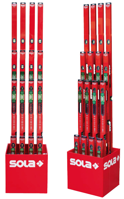 Expositor de cartón con forma de cubo de 16 posiciones (4x4)