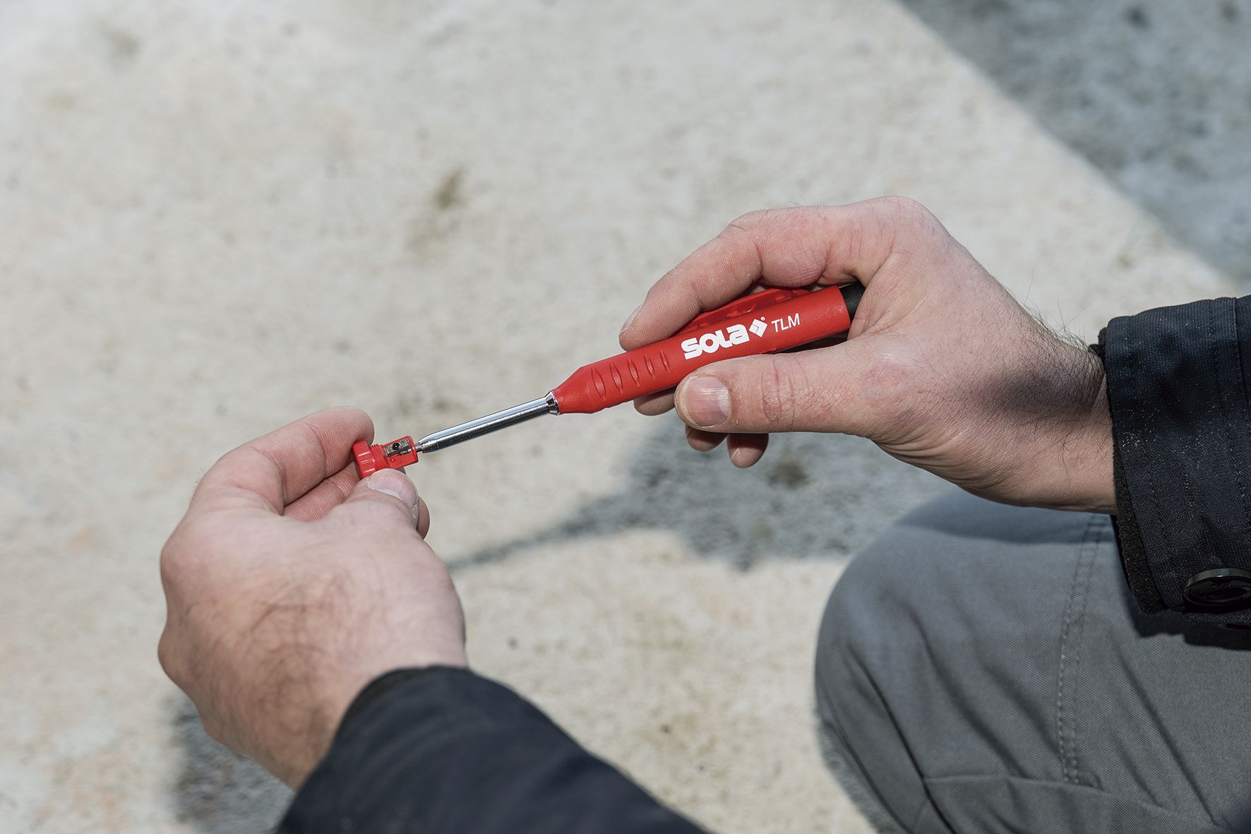 Expositor lápiz / marcador para agujeros profundos TLM