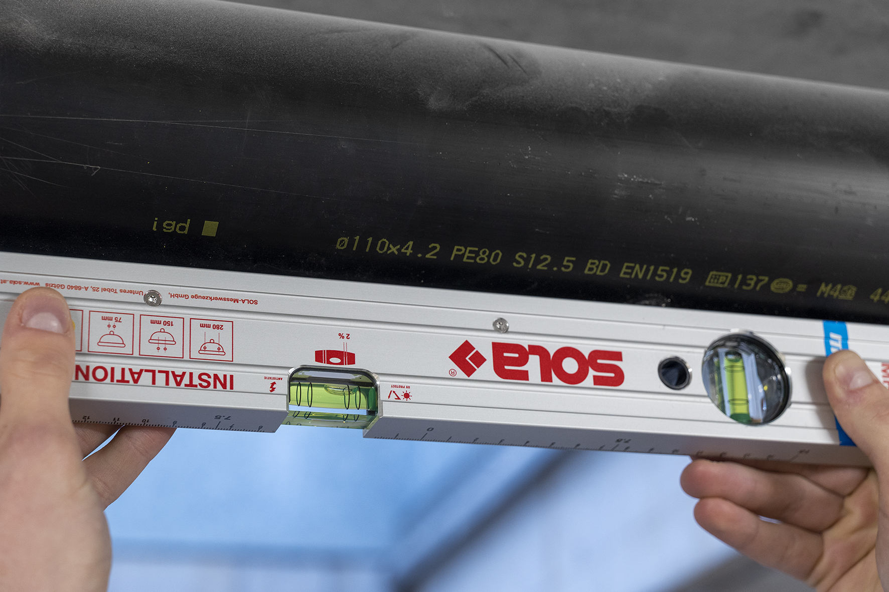 Nivel de burbuja magnético para instaladores MRMI