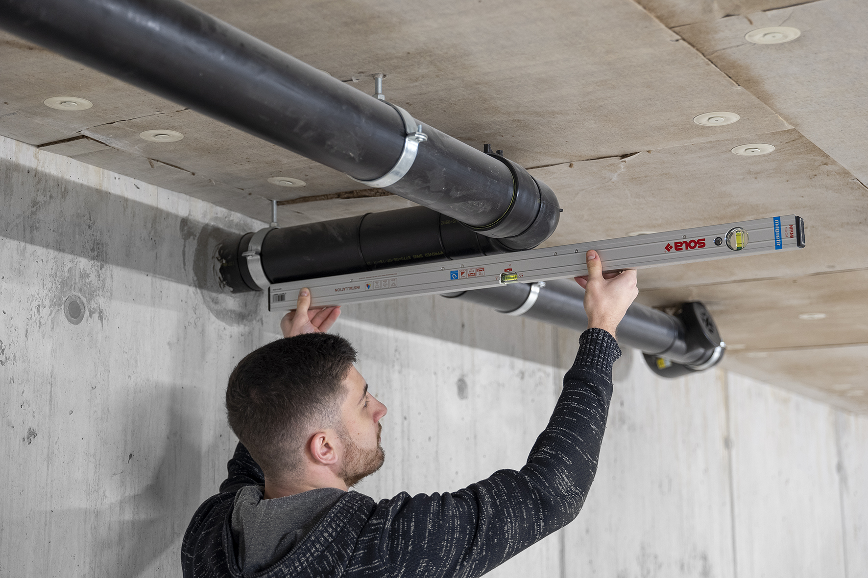 Nivel de burbuja magnético para instaladores MRMI