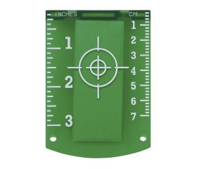 Alvo com base magnética para nível de laser verde