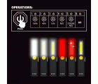 Linterna LED recargable de 3W extrafina de aluminio STEALTH